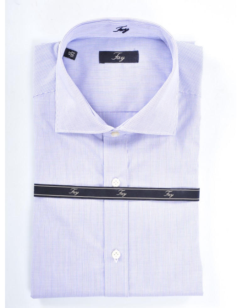 Camicia quadretto Uomo Fay 003DAZZ
