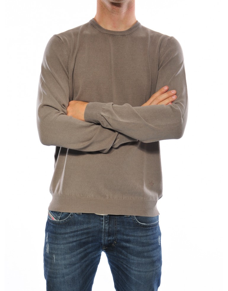 Maglia giro lavato Uomo Fay S400NOCE