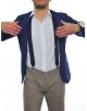 Giacca microarmatura Uomo Lbm AZZURRO