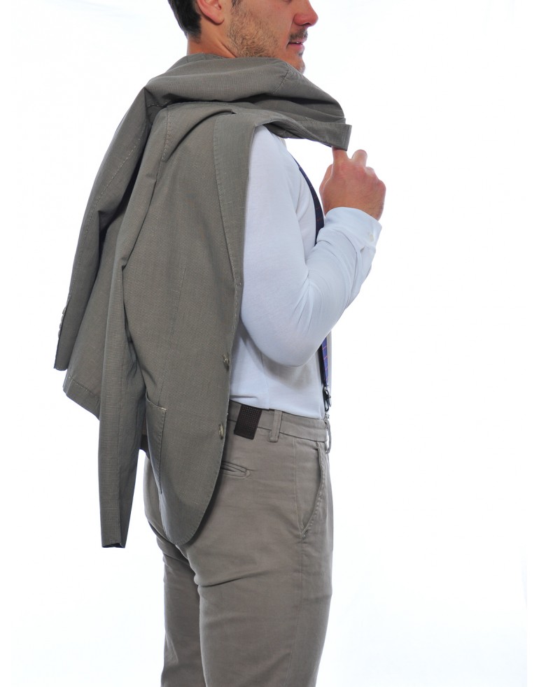 Giacca micro piedpool Uomo Lbm BEIGE