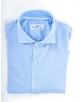 Camicia oxford lavato Uomo Della ciana 37535CELESTE