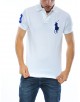 Polo custom big pony Uomo Polo ralph lauren WHITE/ACTIVE