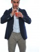 Blazer garza Uomo The gigi 700BLU