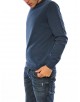 Maglia giro lavato Uomo Fay U801 BLU