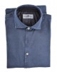 Camicia oxford lavato Uomo Della ciana 37582NAVY