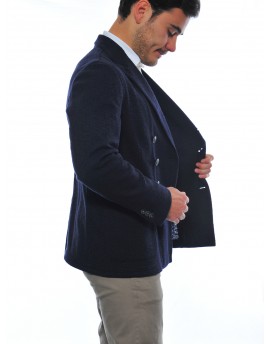 Giacca lino degas Uomo The gigi 700BLU