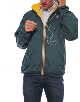 Jacques plus double rever Uomo K way F55 VERDE/GIA