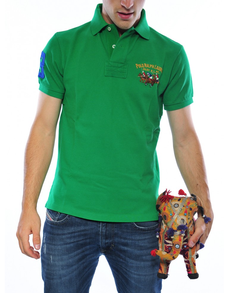 Polo mandria colore Uomo Polo ralph lauren AFRICAN GREEN