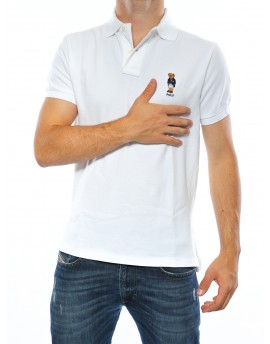 Polo custom fit Uomo Polo ralph lauren WHITE