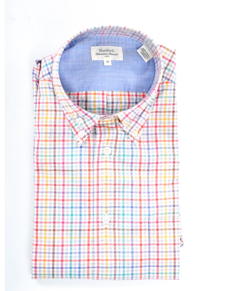 Camicia quadretto Uomo Hartford 01 MULTI