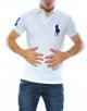 Polo custom big pony Uomo Polo ralph lauren WHITE/ACTIVE