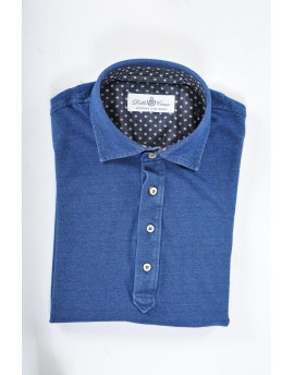 Polo denim Uomo Della ciana 30562 DENIM