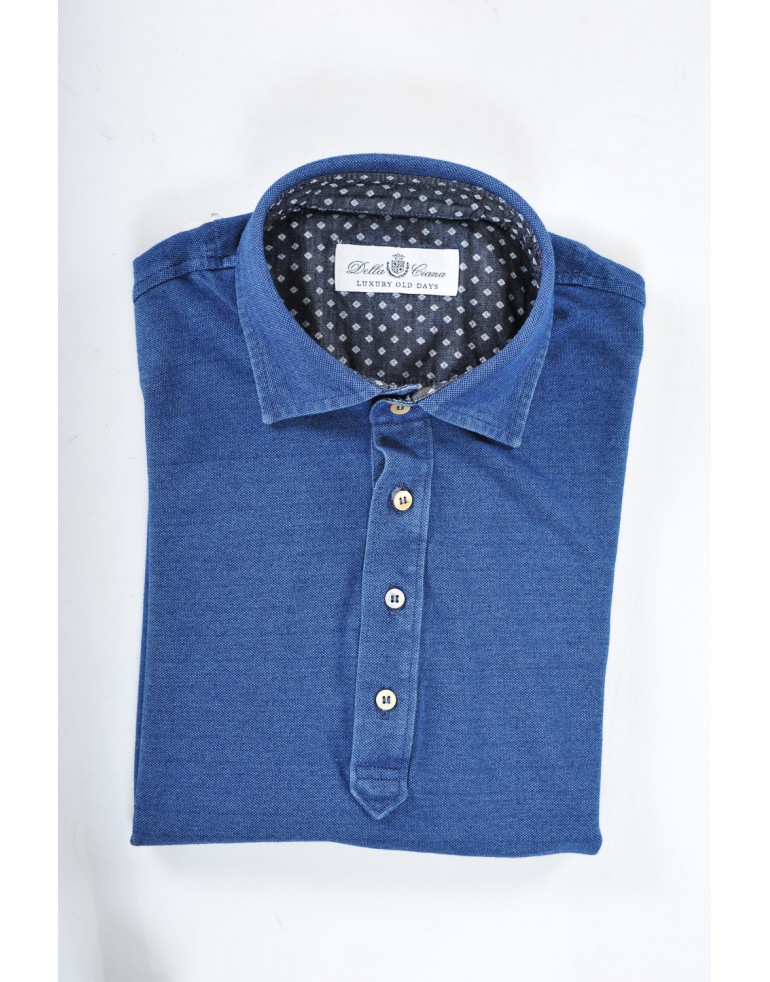 Polo denim Uomo Della ciana 30562 DENIM